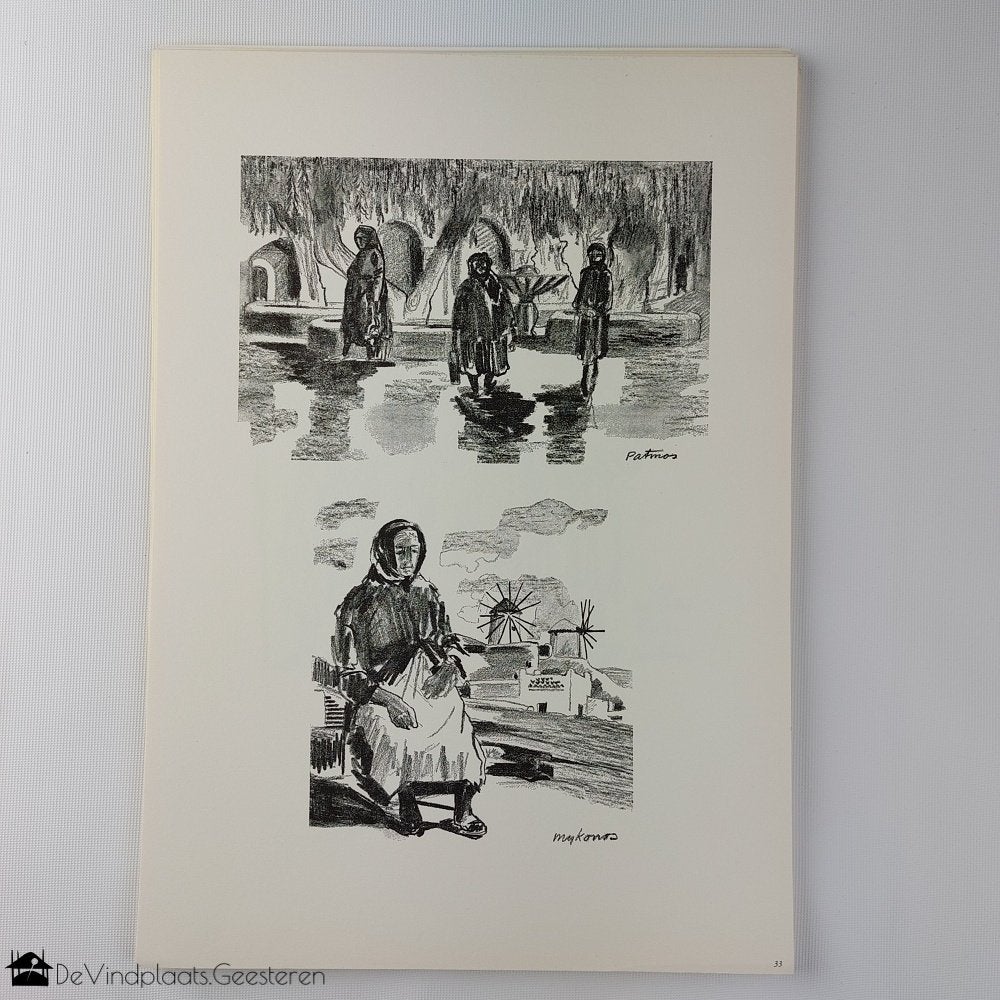 Losse reproducties Cees Bantzinger (deel 2), Ophalen of Verzenden, Tekening