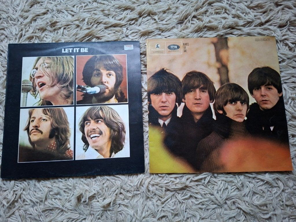 Beatles - let it be, Beatles for sales., Cd's en Dvd's, Vinyl | Pop, Ophalen of Verzenden, Gebruikt, 12 inch