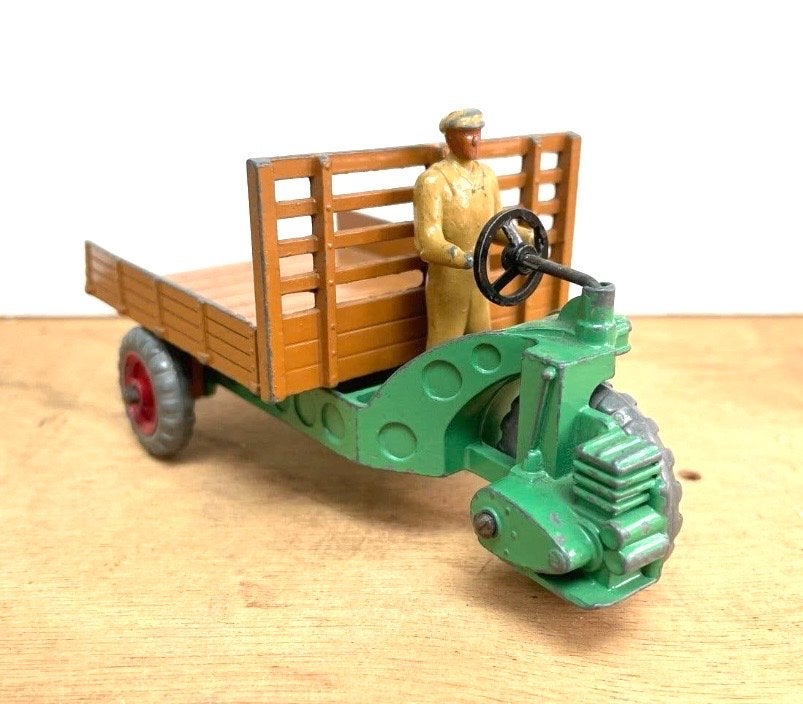 Dinky Toys 27C Motocart met chauffeur - Vintage Speelgoed, Ophalen of Verzenden