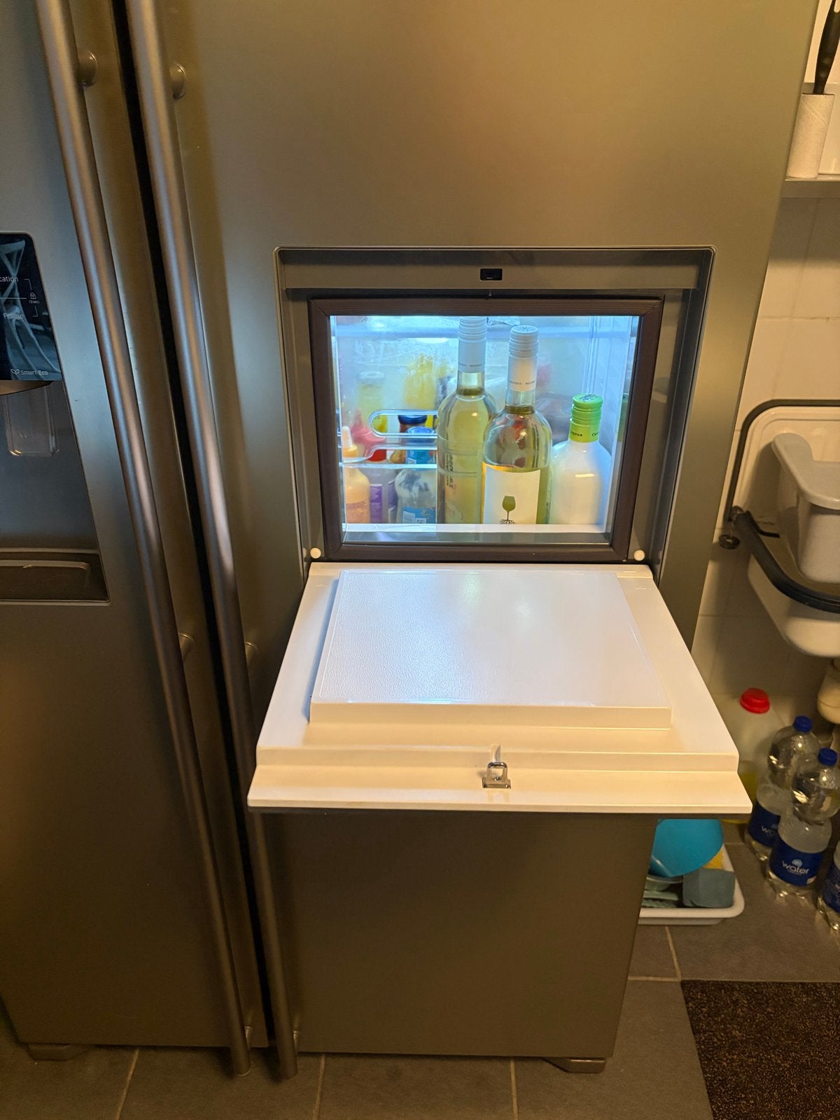 Foto 6 van Grote rvs Samsung Amerikaanse koelkast