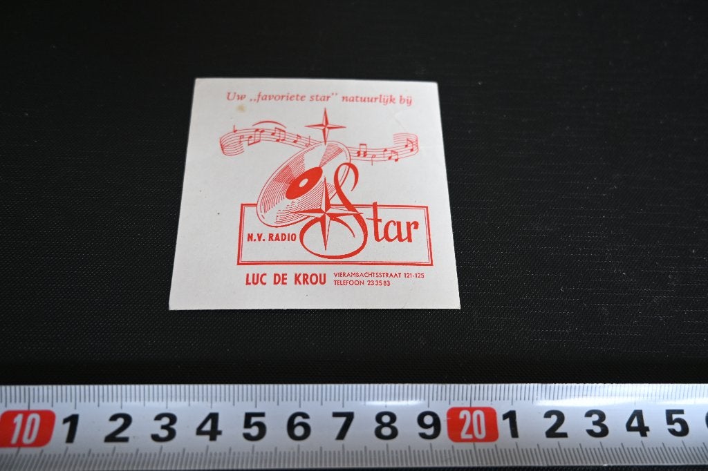 sticker Rotterdam NV Radio STAR Luc De Kroij Vierambachtenst, Verzamelen, Ophalen, Zo goed als nieuw