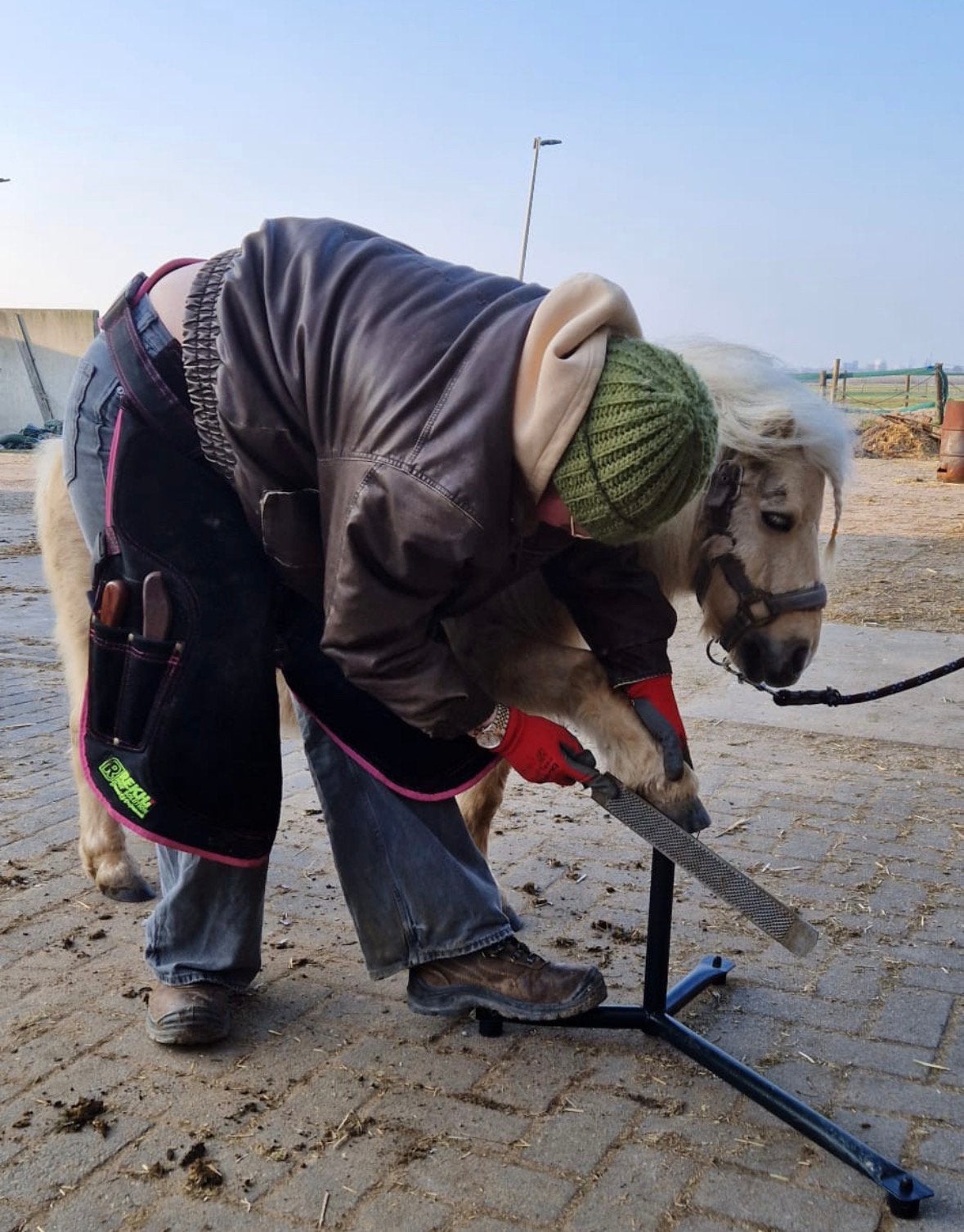 Hoefsmid/bekapper aangeboden!, Dieren en Toebehoren, Paarden en Pony's | Overige Paardenspullen, Ophalen, Zo goed als nieuw
