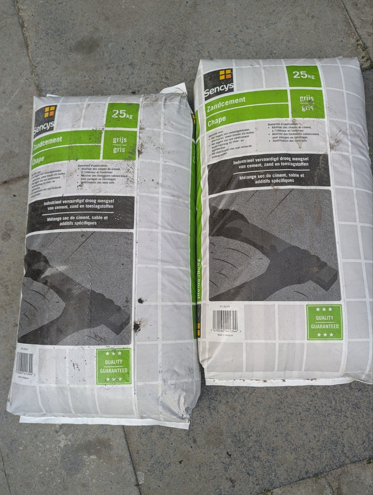 Twee zakken zandcement, Ophalen of Verzenden, Nieuw