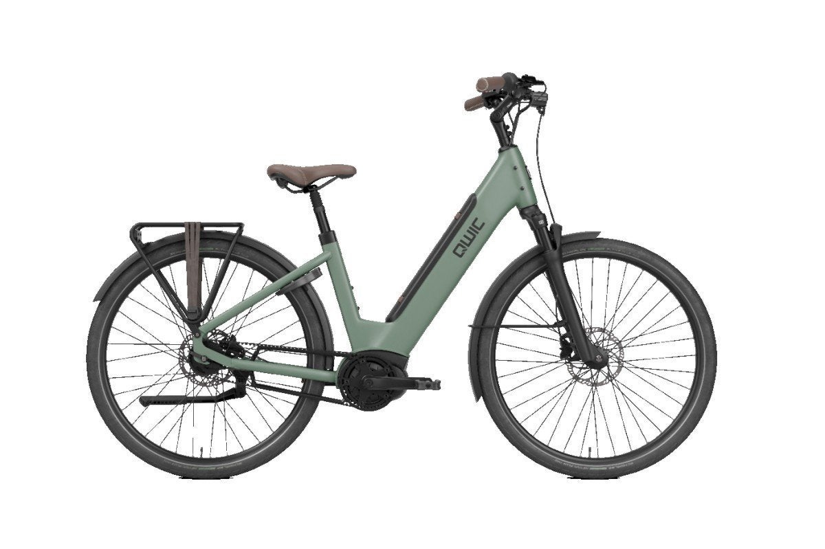 Qwic Elan Tour Dames Pebble green M 2026, Ophalen, Qwic, -, -