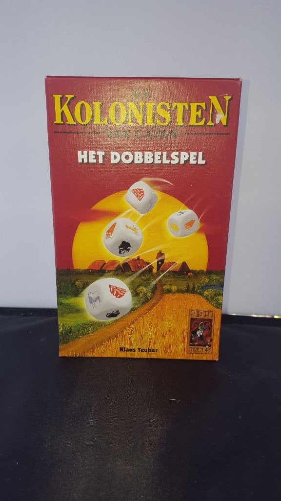 Kolonisten van Catan het dobbelspel, 999 Games 2007. 4A25, Hobby en Vrije tijd, Gezelschapsspellen | Overige, Tweedehands verkoop