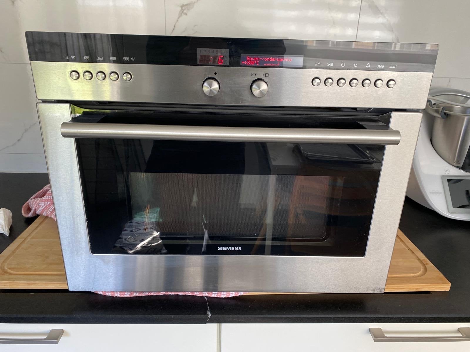 Siemens inbouw combioven izgs, Witgoed en Apparatuur, 45 tot 50 cm, Siemens, Ophalen of Verzenden, Inbouw