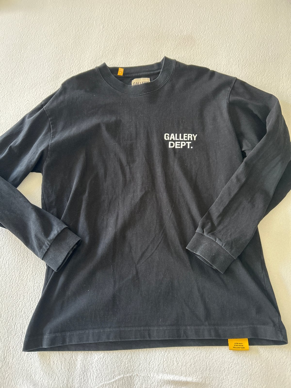 Gallery Dept. Longsleeve Zwart Maat M, Verzenden, Gedragen, Maat 48/50 (M), Zwart