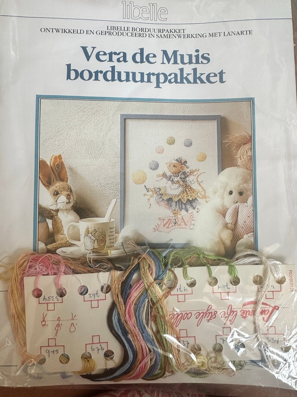 Vera de Muis borduurpakket - Marjolein Bastin (restanten), Hobby en Vrije tijd, Ophalen of Verzenden, Gebruikt, Handborduren, Borduurpakket