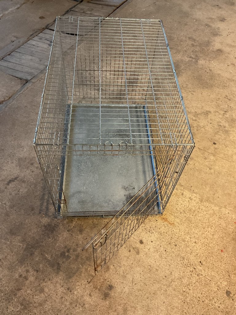 Grote metalen bench, Ophalen, Gebruikt
