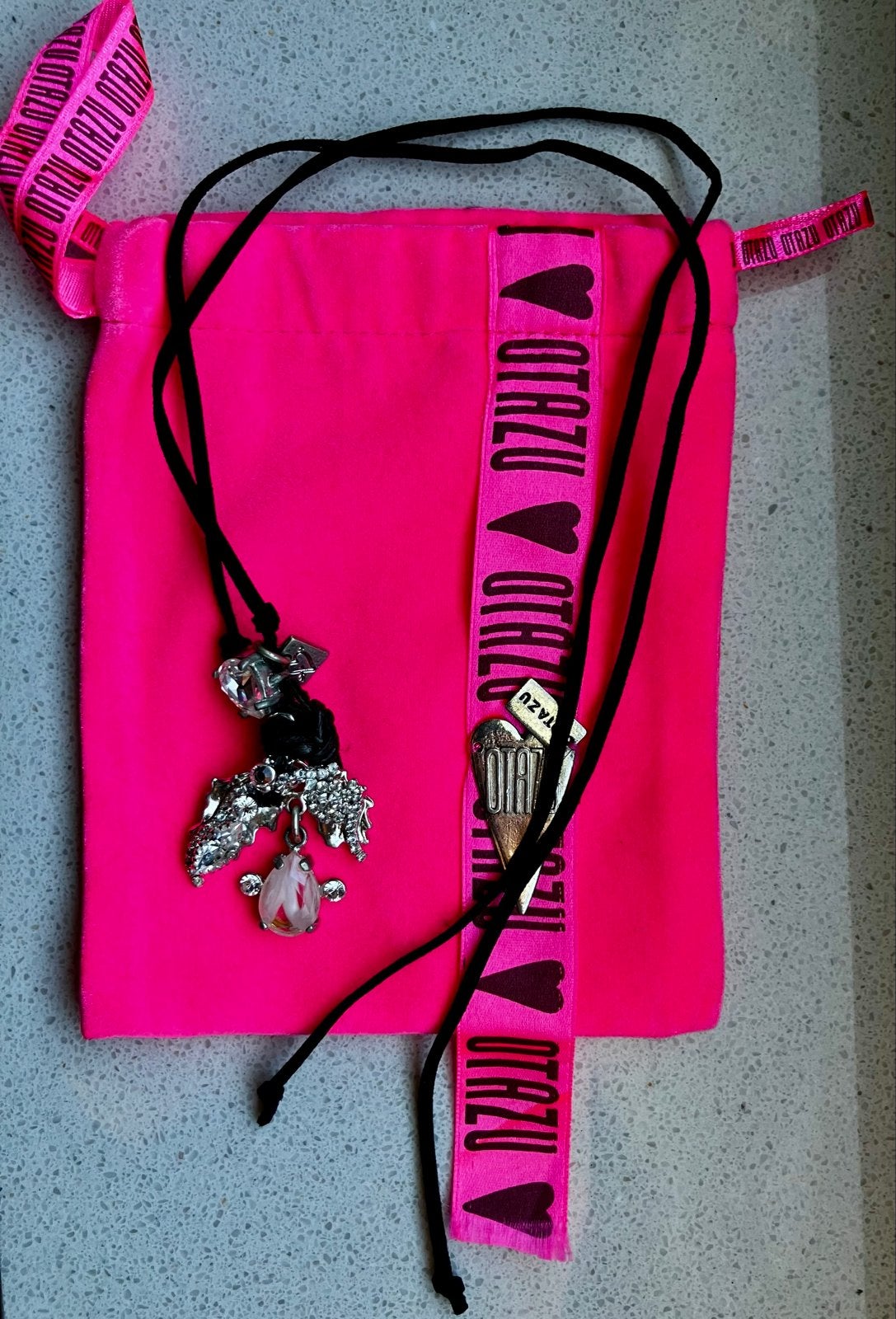 Otazu ketting vintage Angel collectie, Gebruikt, Ophalen of Verzenden, Zilver, Overige materialen
