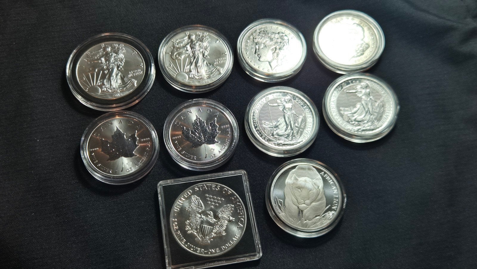 300 gram Zilver. 1 oz Silver Bullion Coins. Investering!, Verzenden, Zilver