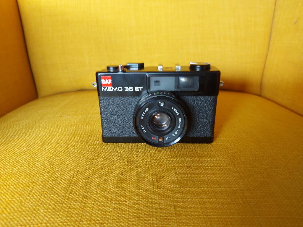 Vintage fotocamera GAF MEMO 35 ET., Audio, Tv en Foto, Fotocamera's Analoog, Zo goed als nieuw, Compact, Overige Merken, Ophalen of Verzenden