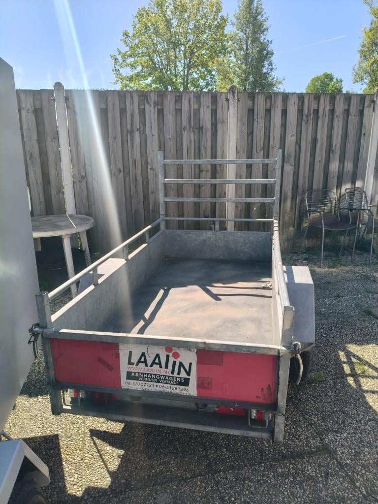 Aanhangwagen open Merk Gookar Open Type A 200x100x28 cm, Auto diversen, Ophalen, Gebruikt