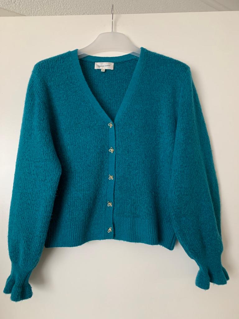 Vest trui van Fabienne Chapot in maat M, Kleding | Dames, Ophalen of Verzenden, Zo goed als nieuw, Maat 38/40 (M), Groen
