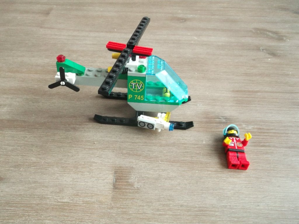 lego 6425 tv chopper (1999), Ophalen of Verzenden, Gebruikt, Complete set, Lego