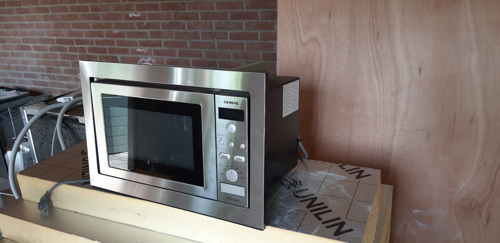 siemens inbouwmagnetron, Ophalen, Gebruikt, Magnetron, Inbouw