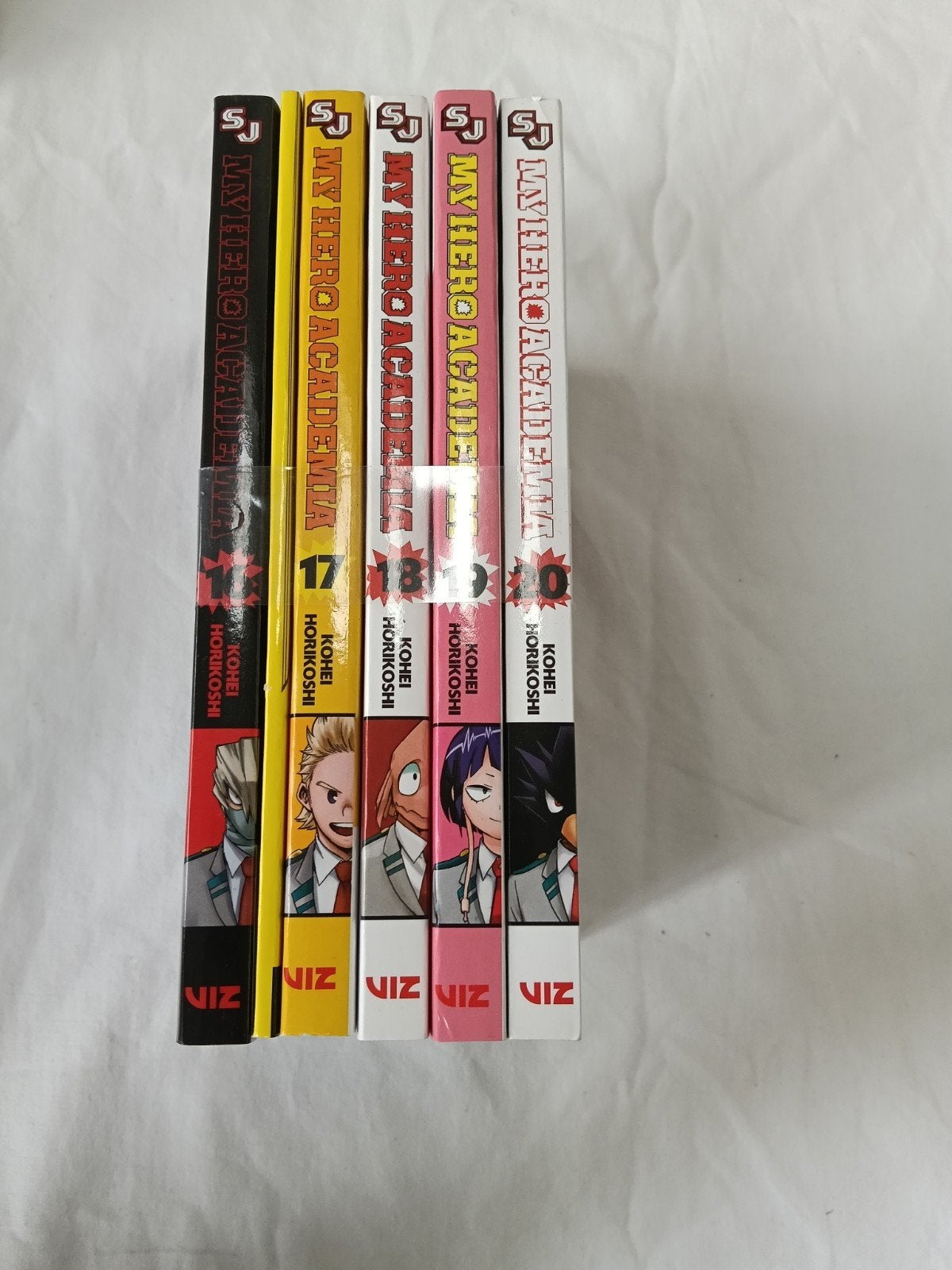 My Hero Academia Manga Vol. 16-20 - Zo goed als nieuw, Boeken, Kohei Horikoshi, Nieuw, Ophalen of Verzenden, Japan (Manga)