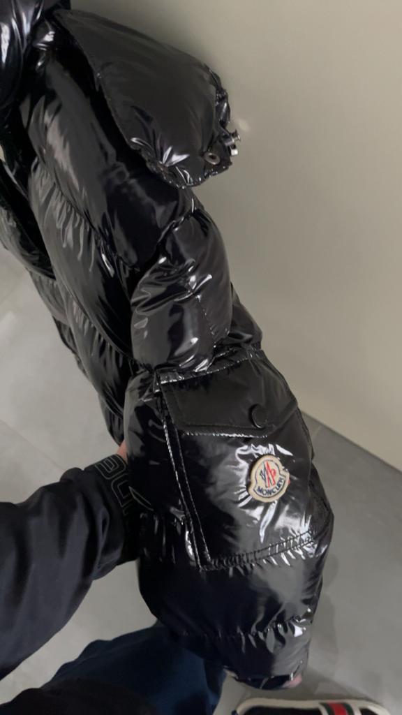 Moncler jas L. Met NFC, Kleding | Heren, Jassen | Winter, Ophalen of Verzenden, Zo goed als nieuw, Zwart