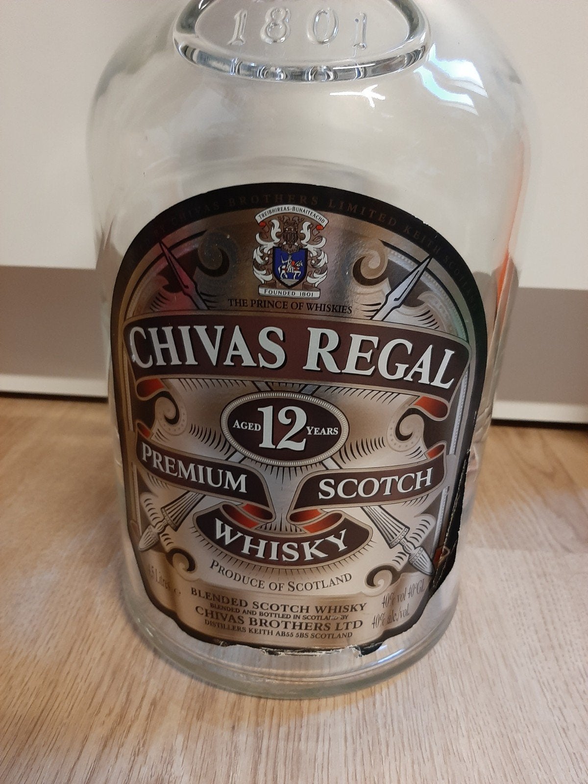 Grote chivas regal dummy fles, Ophalen of Verzenden, Gebruiksvoorwerp