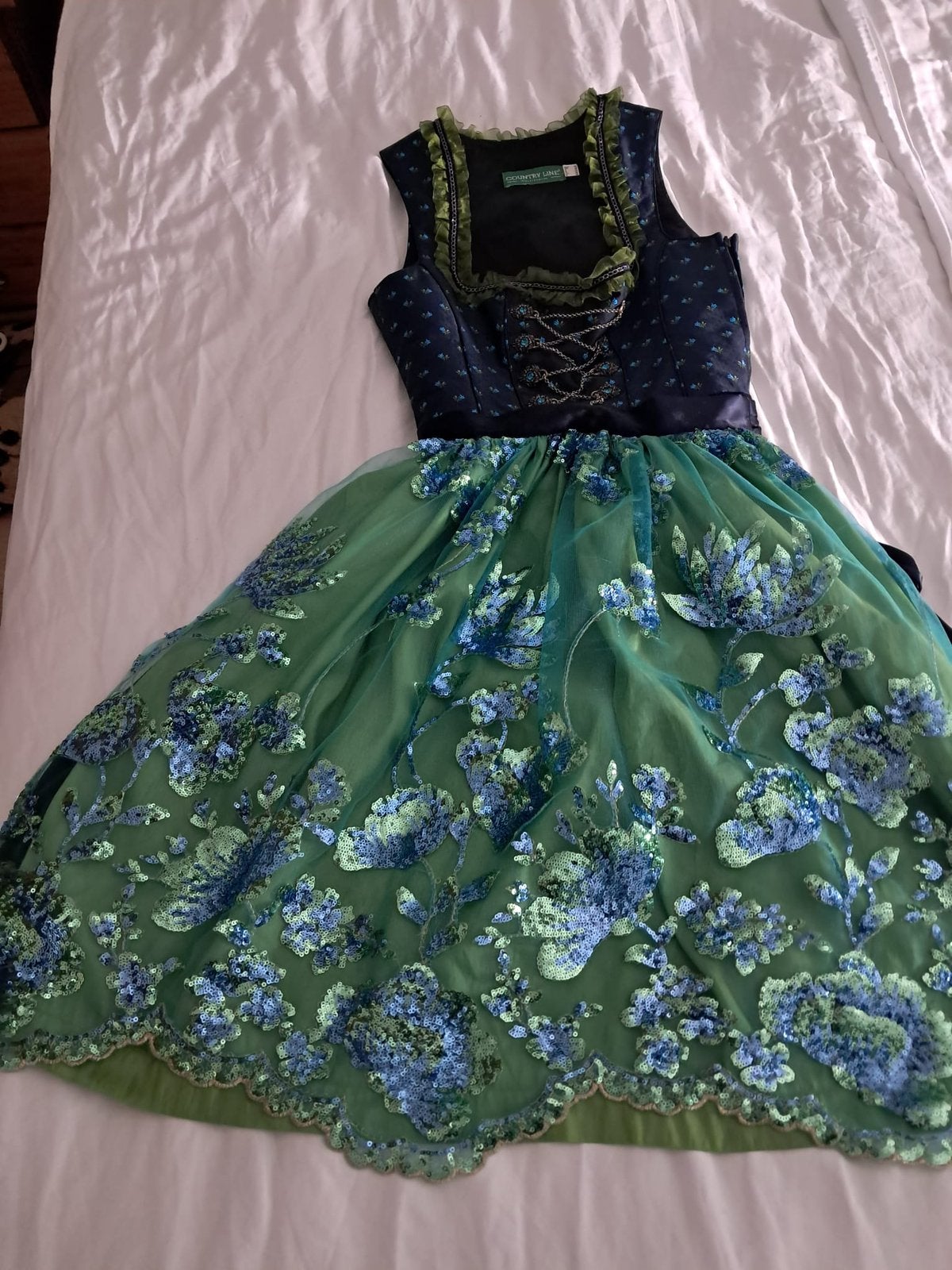 Dirndljurk, Kleding | Dames, Galajurk, Ophalen of Verzenden, Zo goed als nieuw, Maat 36 (S)