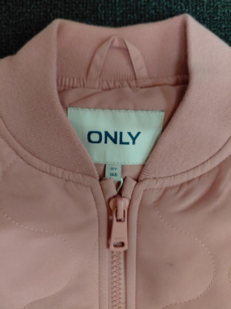 ONLY Roze Gewatteerde Jas Maat 146, Ophalen of Verzenden, Zo goed als nieuw, ONLY, Meisje