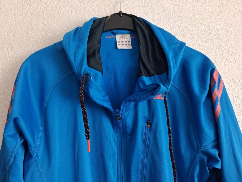 Adidas sportvest met capuchon Maat XL, Ophalen of Verzenden