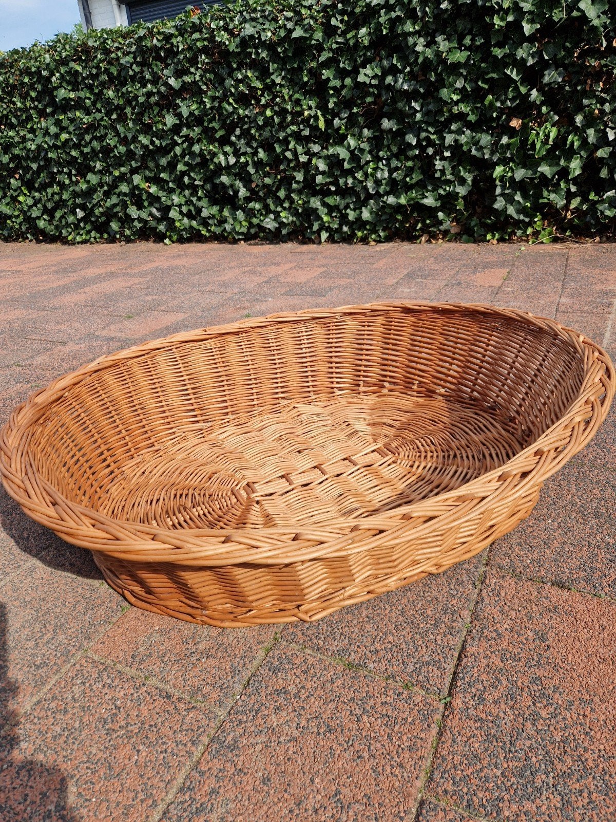 hondenmand 90cm, Ophalen, Zo goed als nieuw, Riet