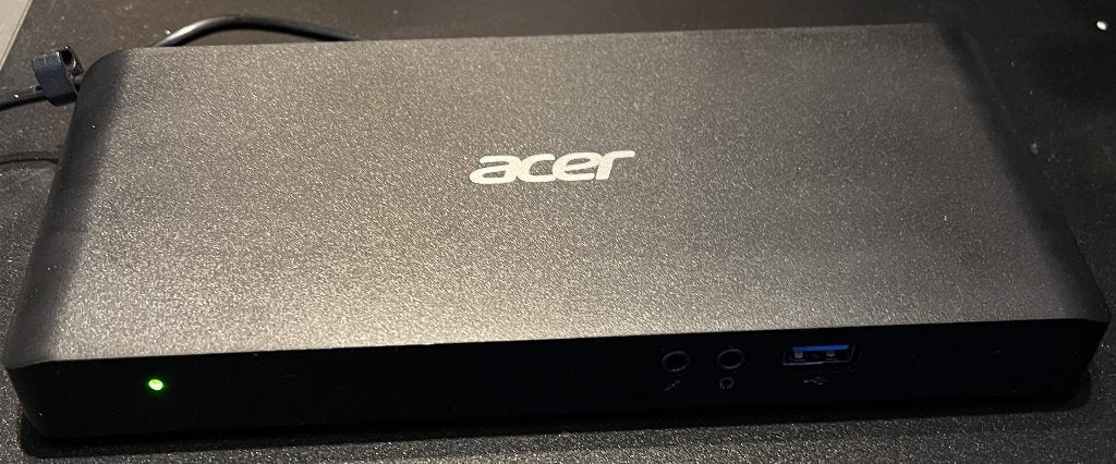 Acer USB-C Docking Station GPD02 met adapter (z.g.a.n.), Ophalen, Zo goed als nieuw, Acer, Docking station