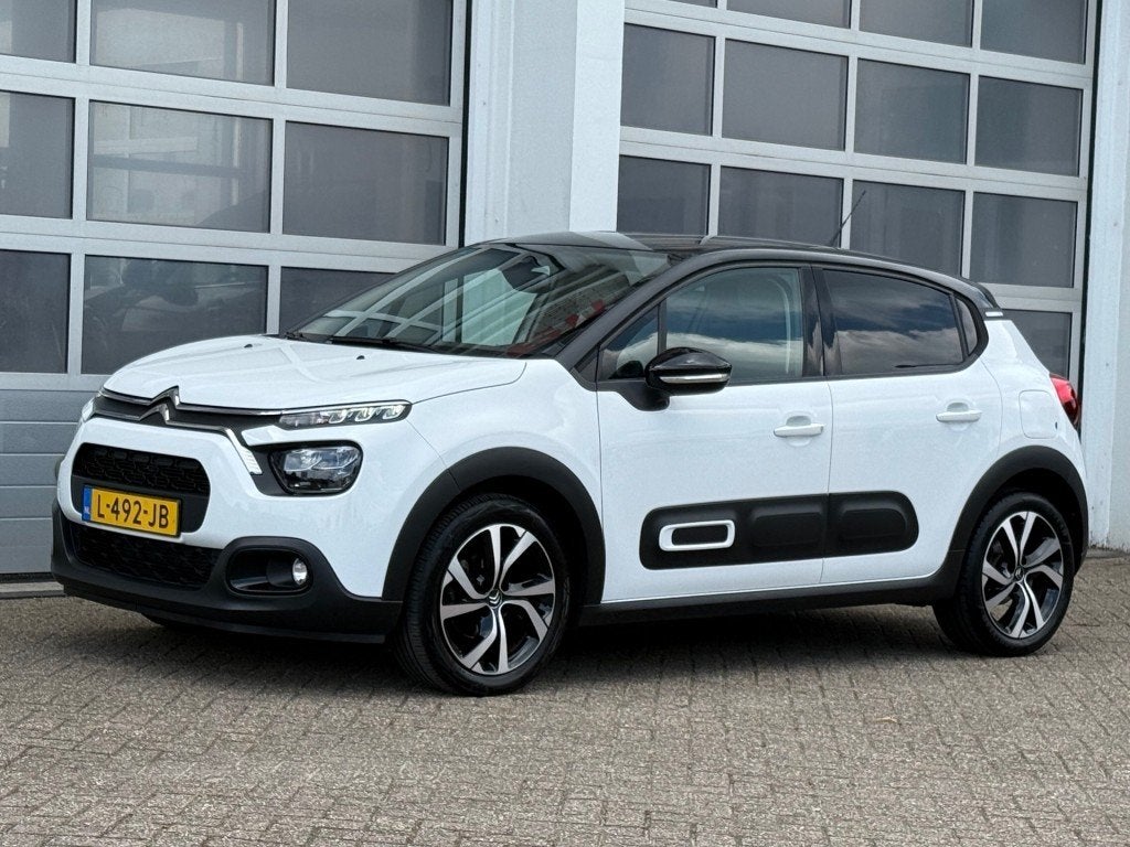 Citroen C3 1.2 Puretech 110PK Shine Aut. Navi Camera Trekhaa, Auto's, Citroën, 450 kg, Gebruikt, Euro 6, 1199 cc