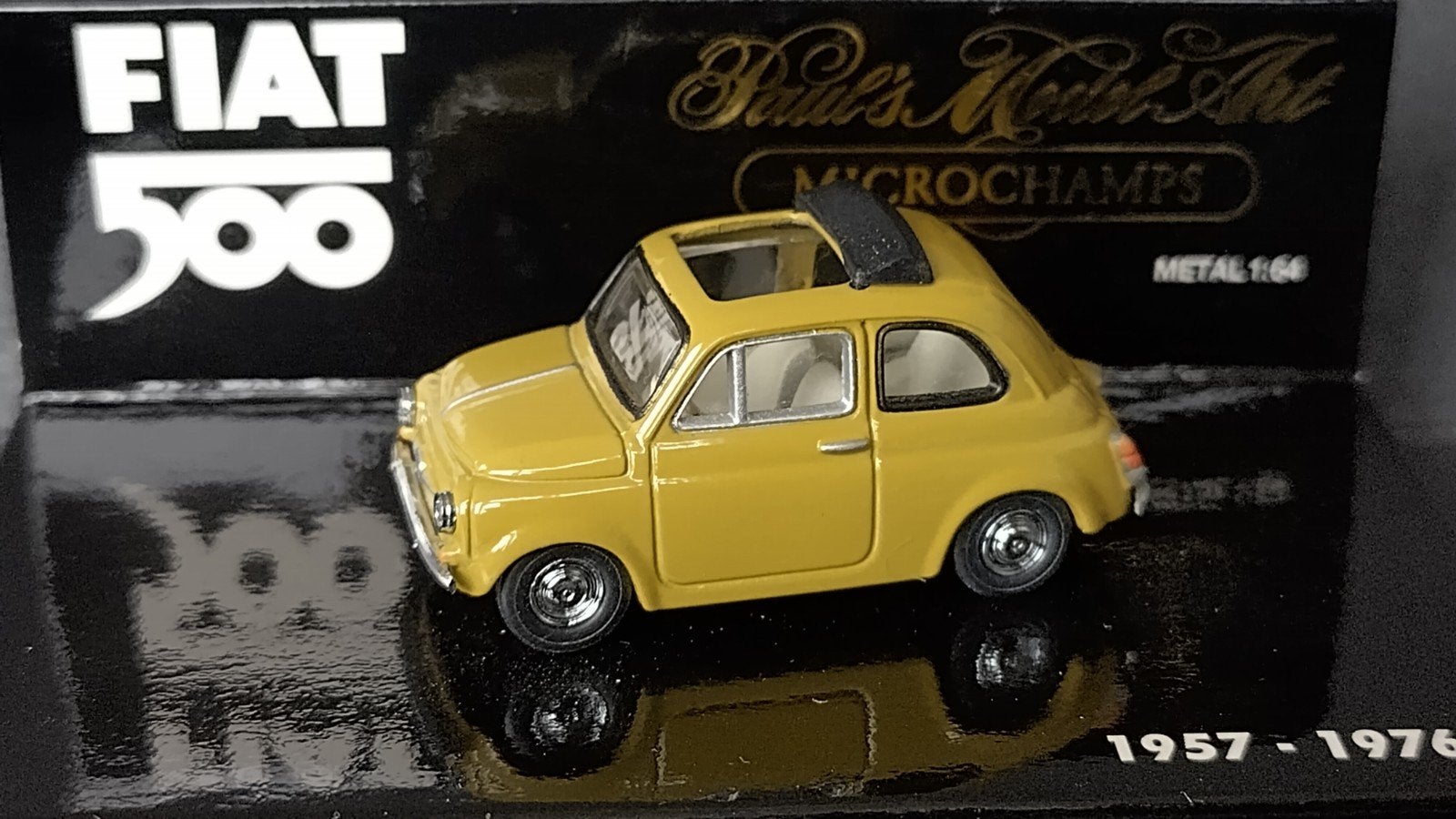 Fiat 500 1957 1:64 Minichamps Micro Pol, Auto, Verzenden, ., Nieuw