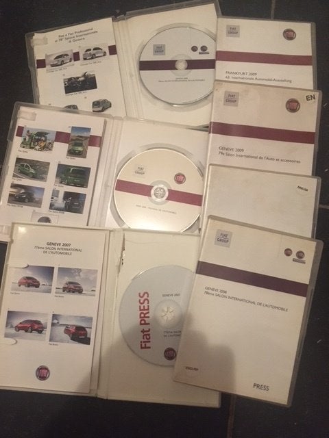 Fiat persmap inclusief nieuwe modellen incl cdrom '07 - '14, Boeken, Ophalen of Verzenden, Nieuw, Overige merken