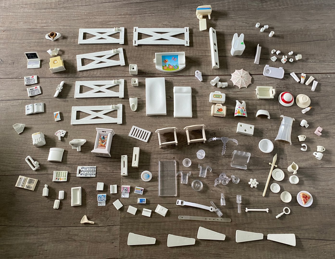 Witte/doorzichtige Playmobil onderdelen, Ophalen of Verzenden, Gebruikt, Losse onderdelen