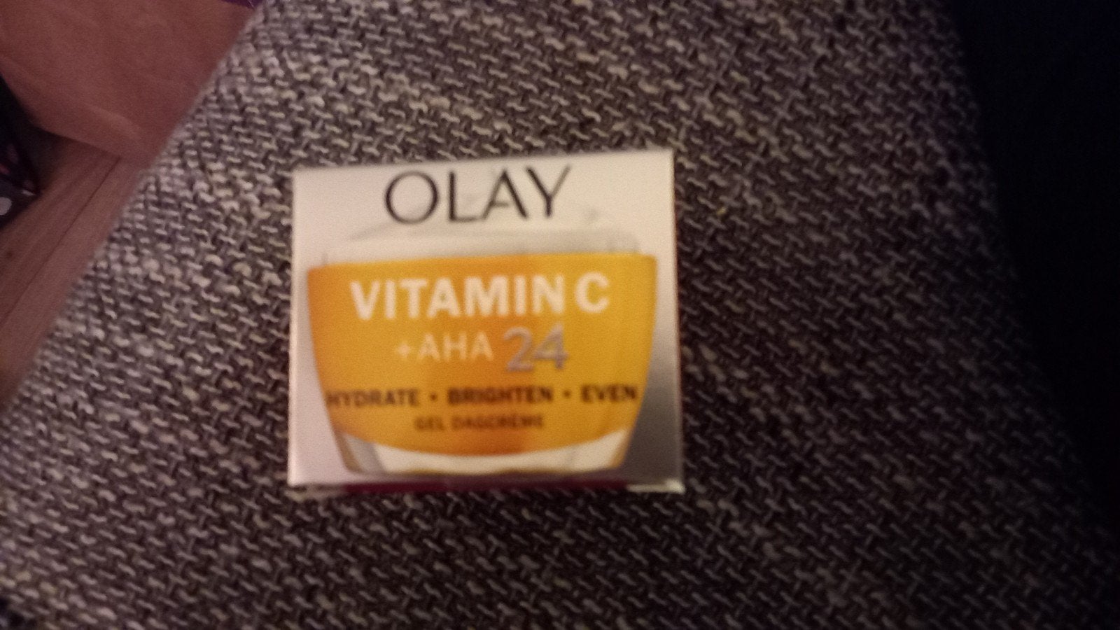 Olay. Vitamine C.+ AHA 24. Gel dagcrème. 
+ AHA 24.
Gel dagc, Ophalen of Verzenden, Nieuw, Gehele gezicht