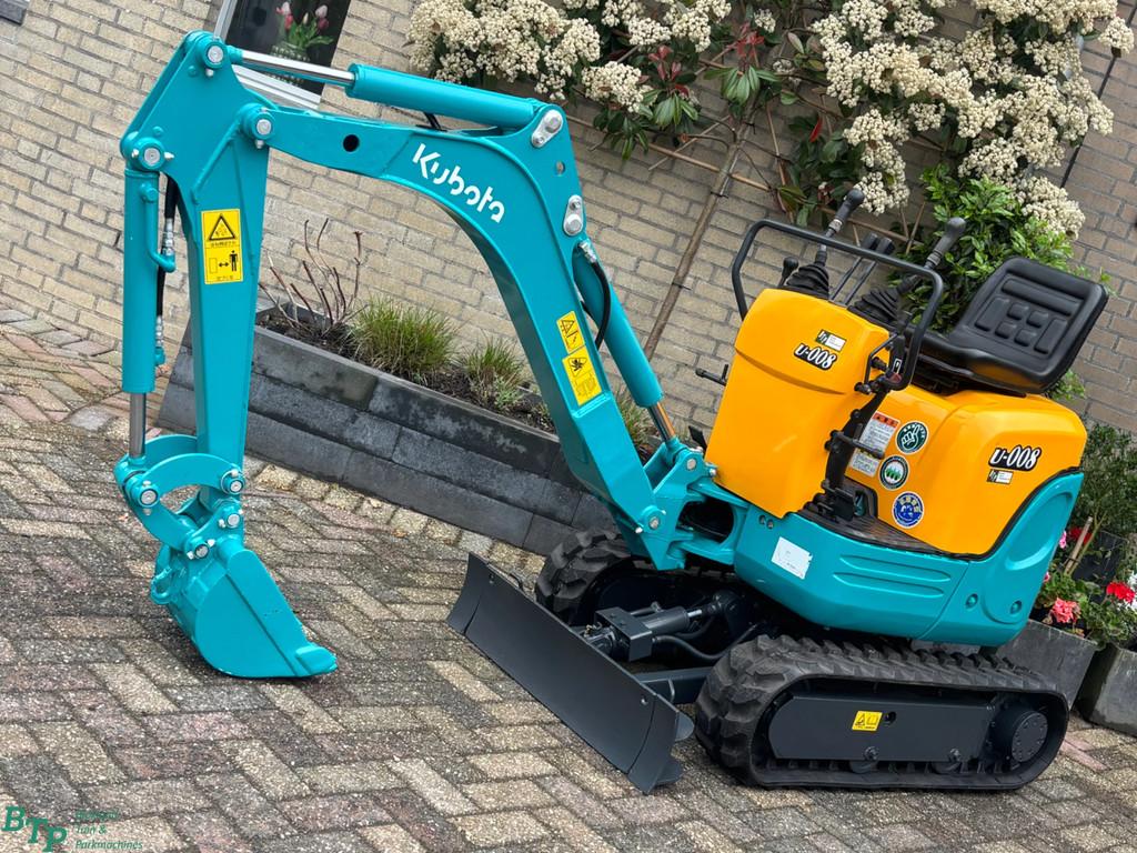 Kubota U-008 gebruikte diesel minigraver 008 381uur, Graafmachine
