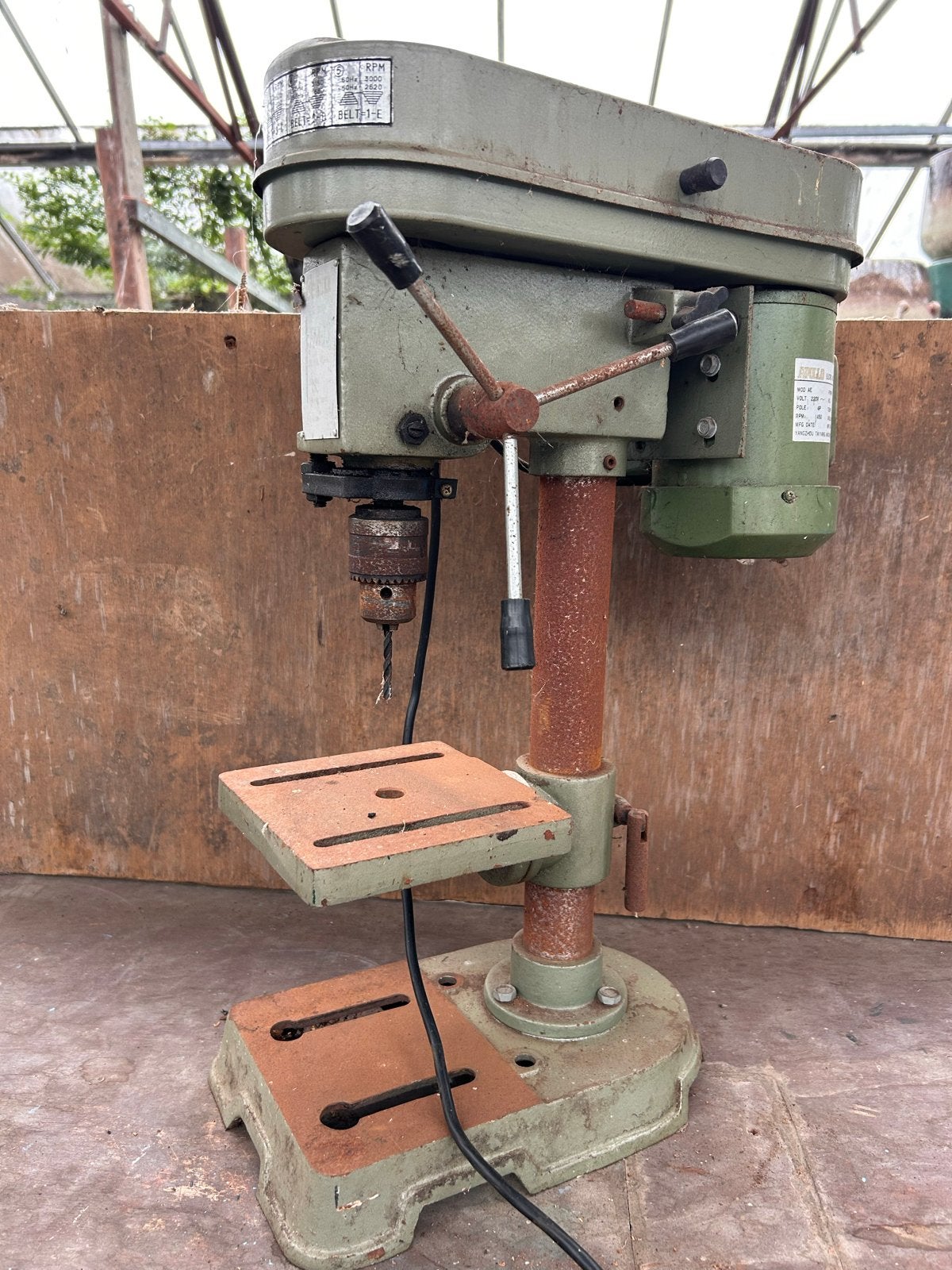 Ferm fm13 Kolomboormachine heeft wat liefde nodig, Doe-het-zelf en Verbouw, Ophalen, Gebruikt, Minder dan 400 watt, Kolomboormachine