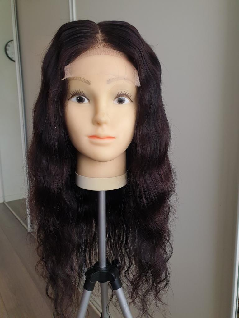 100%Real Remy Echt haar pruik Human hair wig 4x4Lace front, Ophalen of Verzenden, Nieuw, Pruik of Haarverlenging