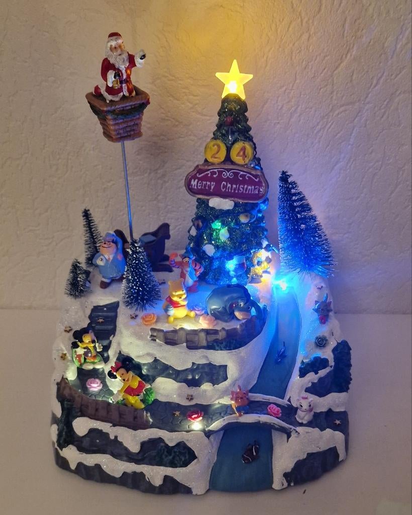 Prachtig kerst tafereel met Minnie.mickey.
Winnie. Tijgertje, Diversen, Kerst, Ophalen of Verzenden, Nieuw