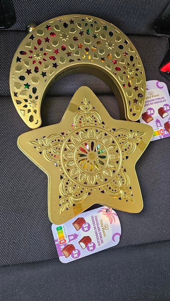 Eid ramadan chocolade en sier voor op tafel, Ophalen of Verzenden, Overige