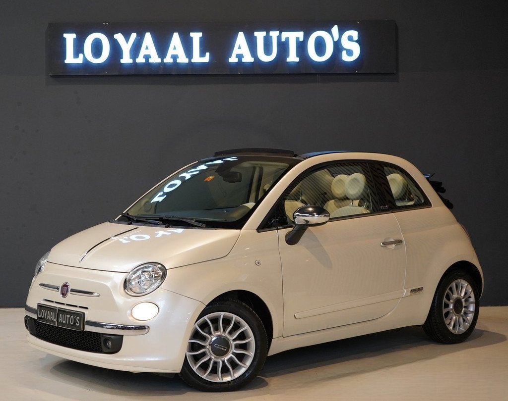 Fiat 500 C 0.9 TwinAir Lounge | AUTOMAAT | AIRCO | ELEK.RAME, Euro 5, 86 pk, Gebruikt, 31 €/maand