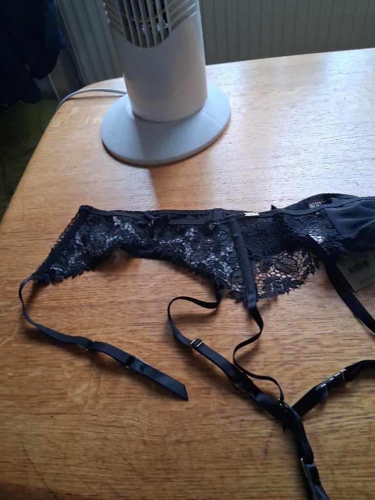 lingerie, Onbekend., Ophalen, Zwart, String