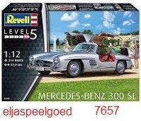 Revell Mercedes-Benz 300 SL  7657 Modelbouwkit 1:12, Auto, Revell, Groter dan 1:32, Nieuw
