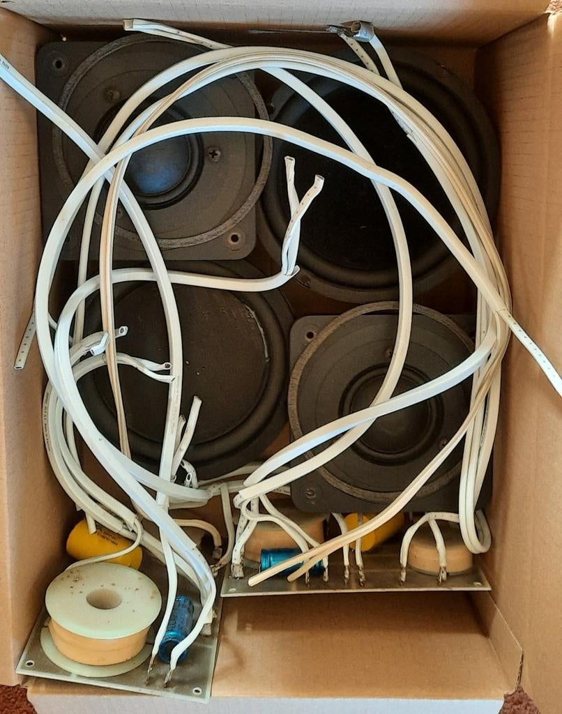 Te koop pied piper woofers midds en filters ✅️, Ophalen, 120 watt of meer, Subwoofer, Philips