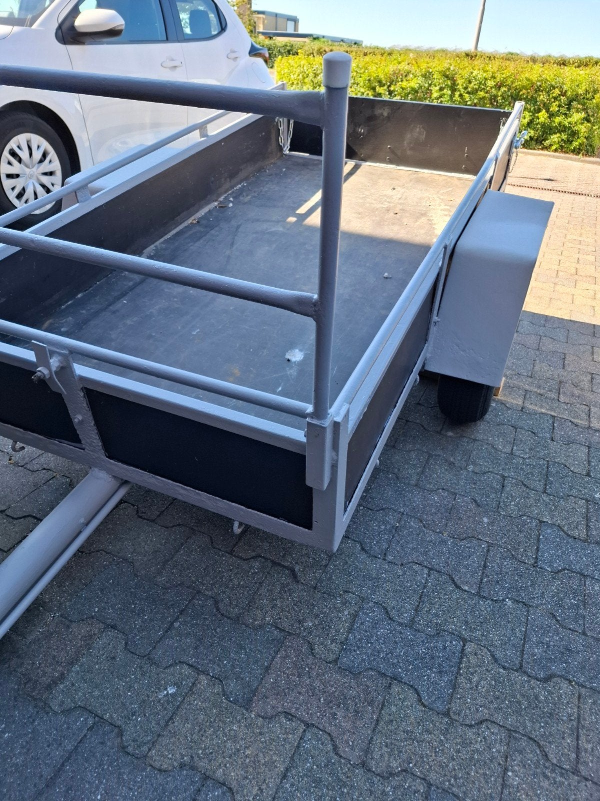 aanhangwagen, Ophalen, Gebruikt