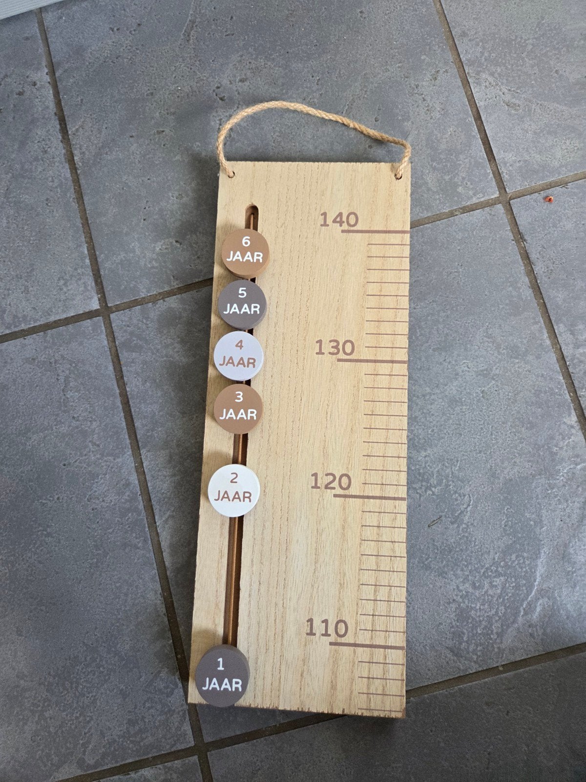 Baby groeimeter, Ophalen