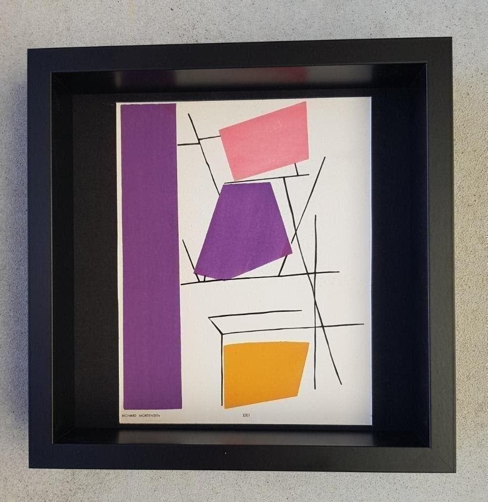 Richard Mortensen color pochoir 1952, Antiek en Kunst, Ophalen of Verzenden
