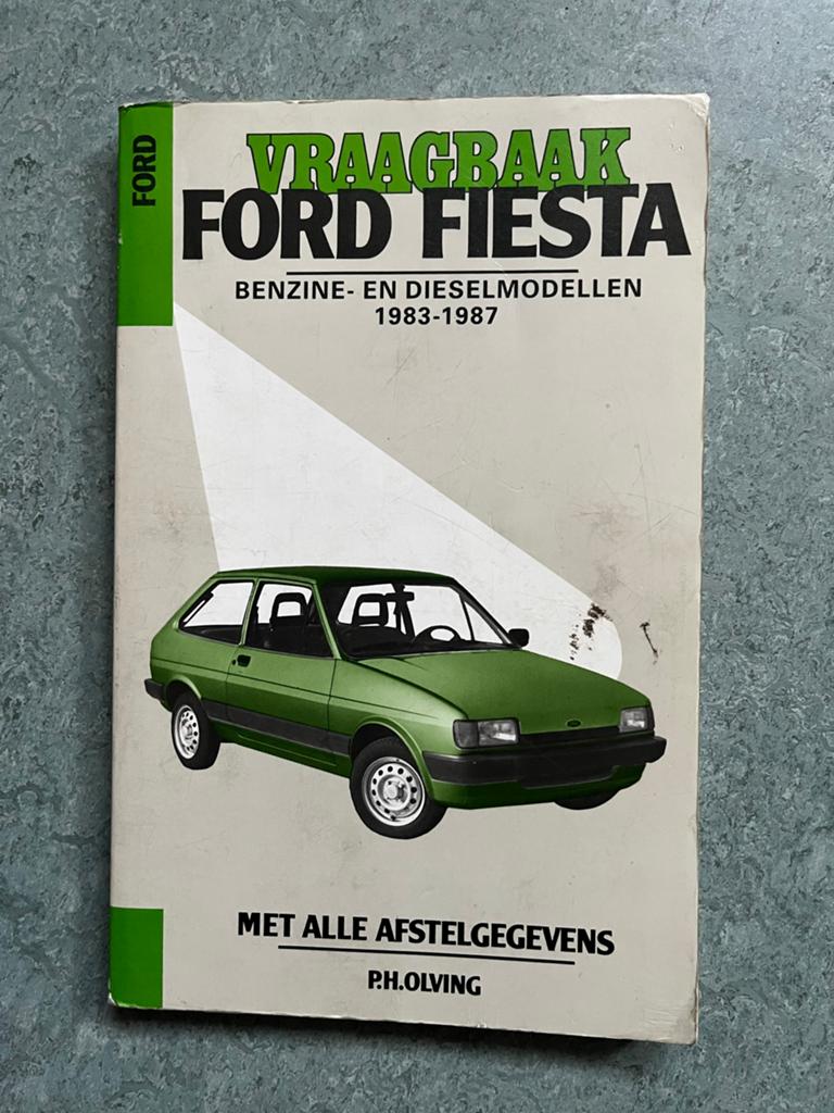 Vraagbaak Ford Fiesta Benzine- en Dieselmodellen 1983-1987, Ophalen of Verzenden, Gelezen, Ford