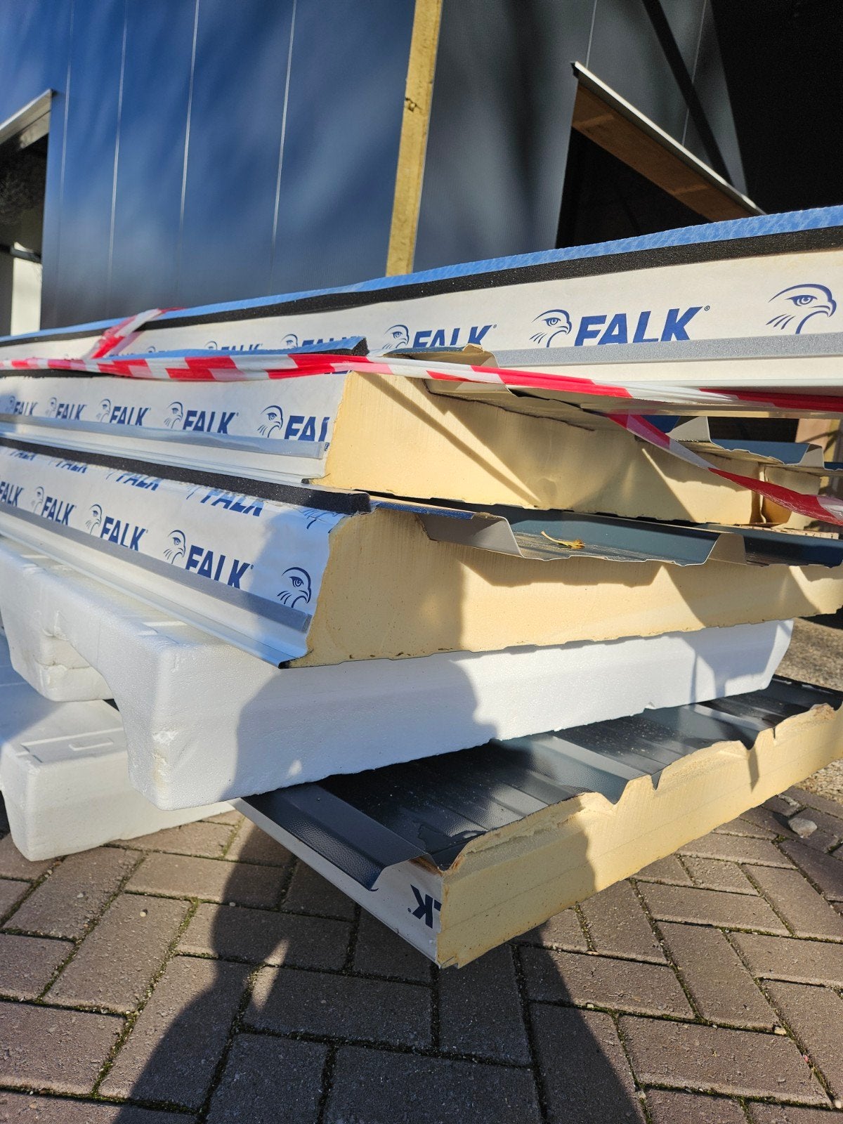 Falk geïsoleerde dakplaten 7m lang, 10cm dik, 110cm breed, Overige materialen, Overige kleuren, Nieuw, 15 m² of meer