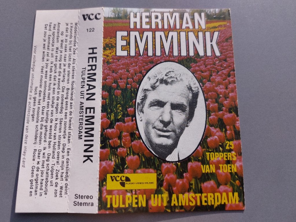HERMAN EMMINK - TULPEN UIT AMSTERDAM (MC), 1 bandje, Ophalen of Verzenden, Zo goed als nieuw, Origineel
