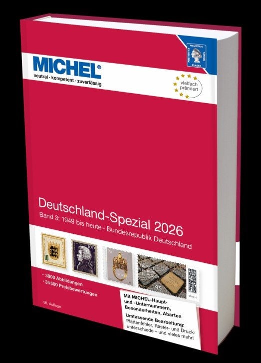 MICHEL Deutschland-Spezial 2026 Band 3: 1949 tot heden, Verzenden