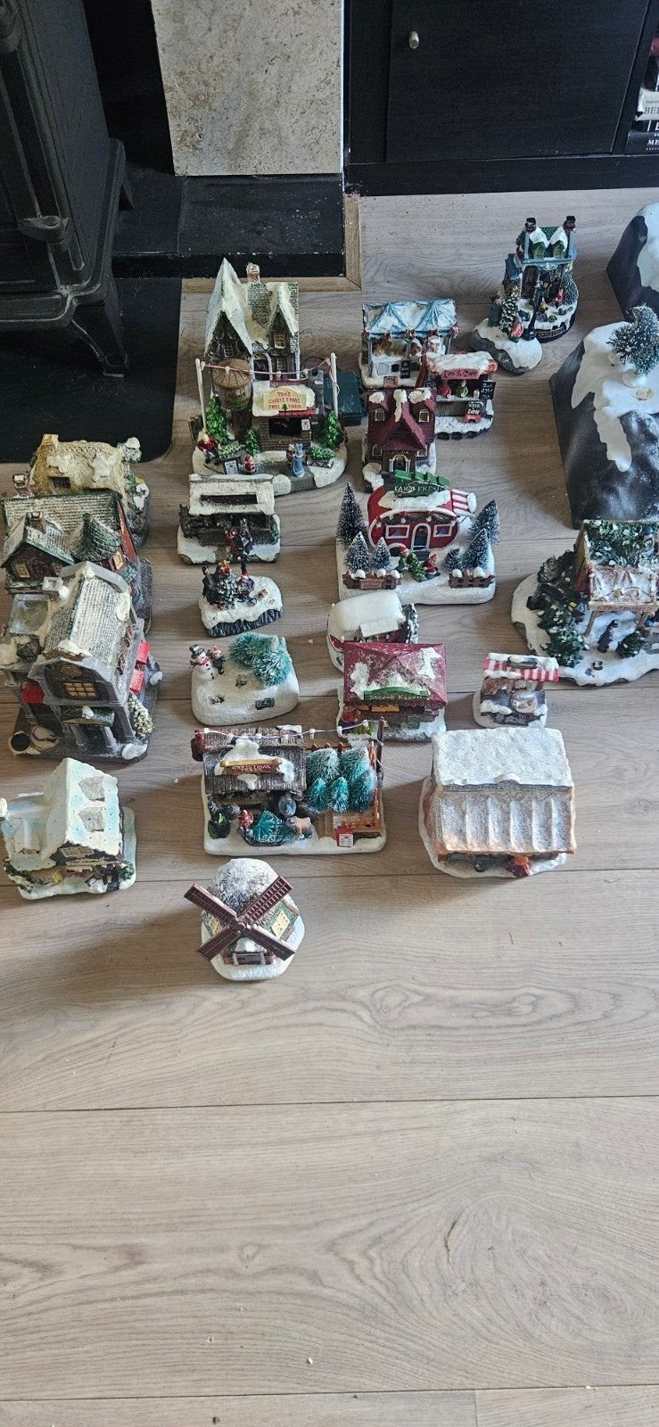 kersthuisjes kerstdorp, Ophalen of Verzenden